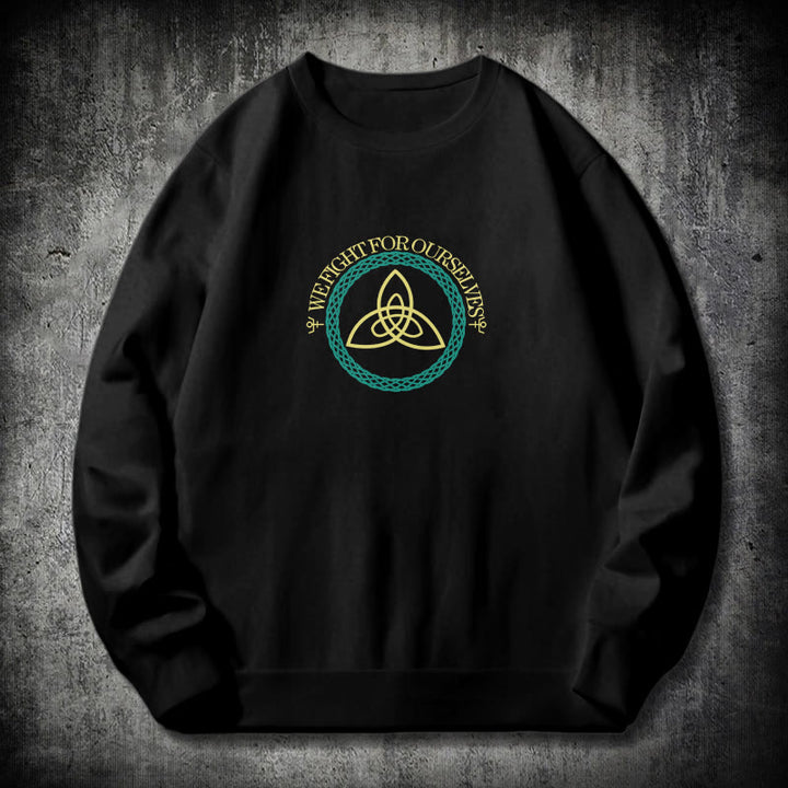 WorldNorse Celtic Knot Round Triquetra Sweatshirt