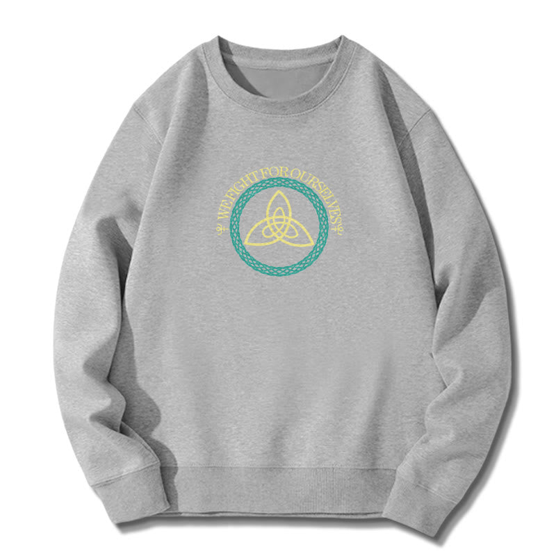 WorldNorse Celtic Knot Round Triquetra Sweatshirt