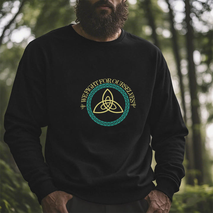 WorldNorse Celtic Knot Round Triquetra Sweatshirt