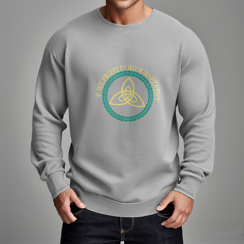 WorldNorse Celtic Knot Round Triquetra Sweatshirt