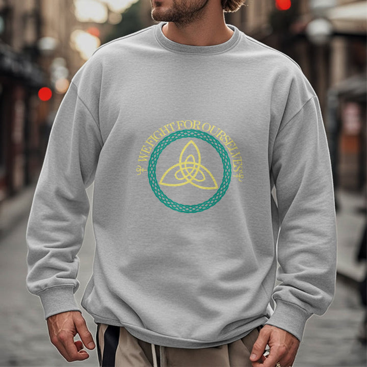 WorldNorse Celtic Knot Round Triquetra Sweatshirt