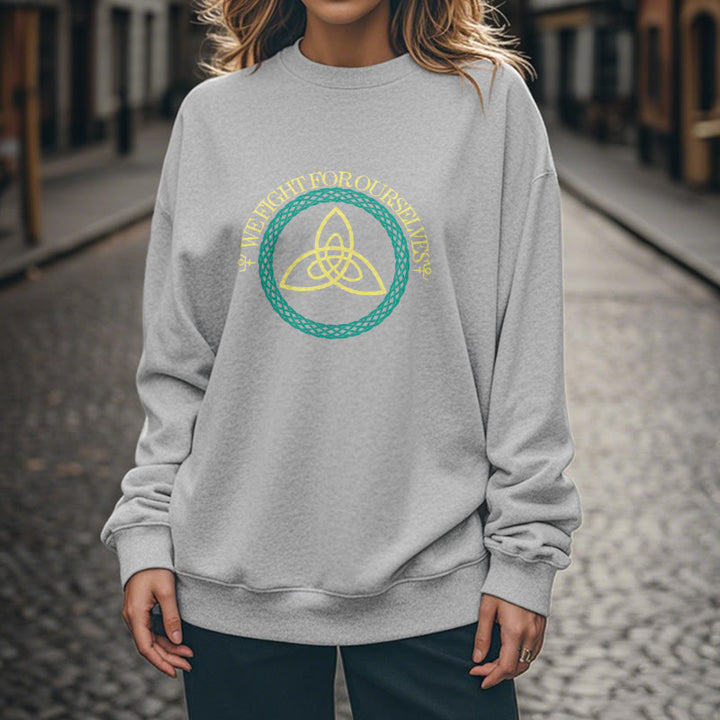 WorldNorse Celtic Knot Round Triquetra Sweatshirt