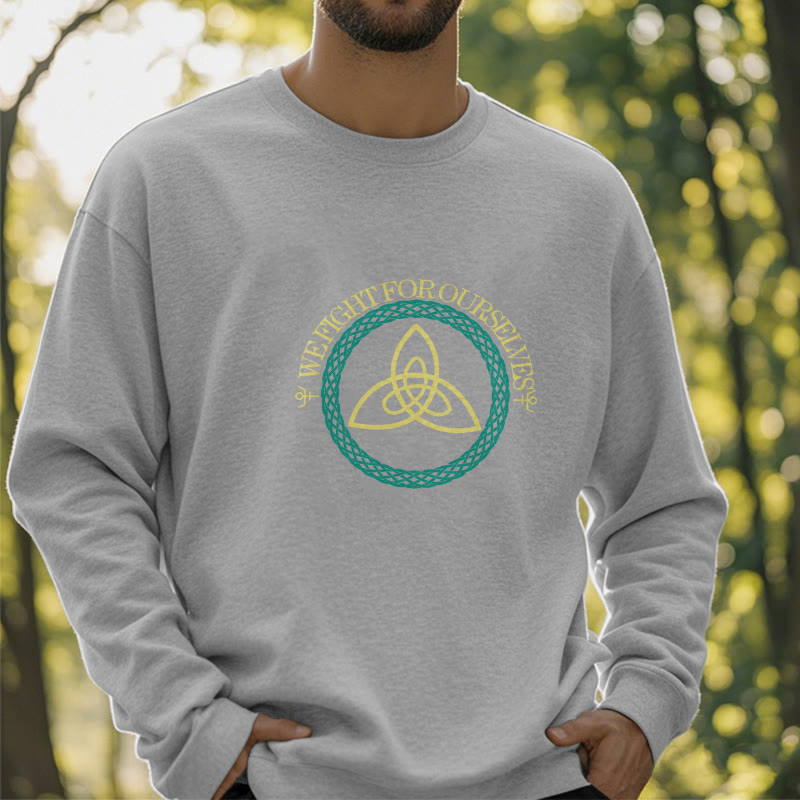 WorldNorse Celtic Knot Round Triquetra Sweatshirt