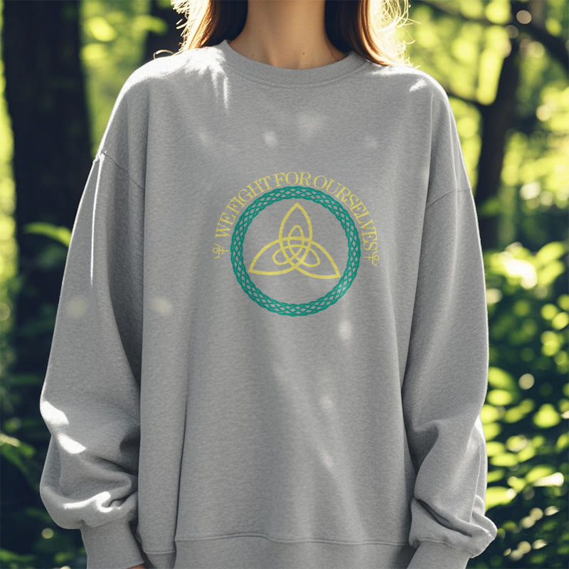 WorldNorse Celtic Knot Round Triquetra Sweatshirt