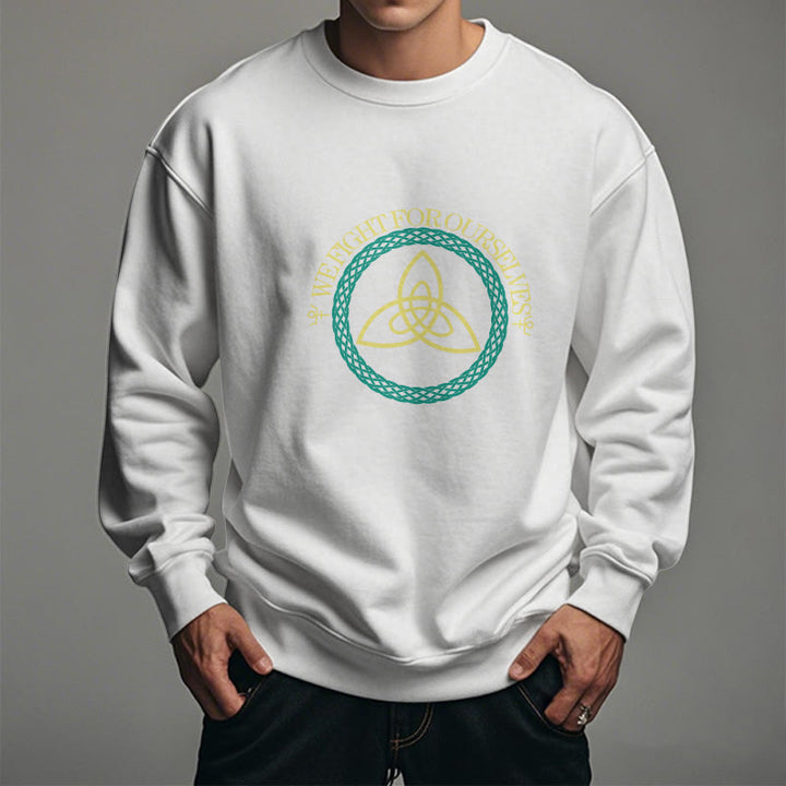 WorldNorse Celtic Knot Round Triquetra Sweatshirt - image 12