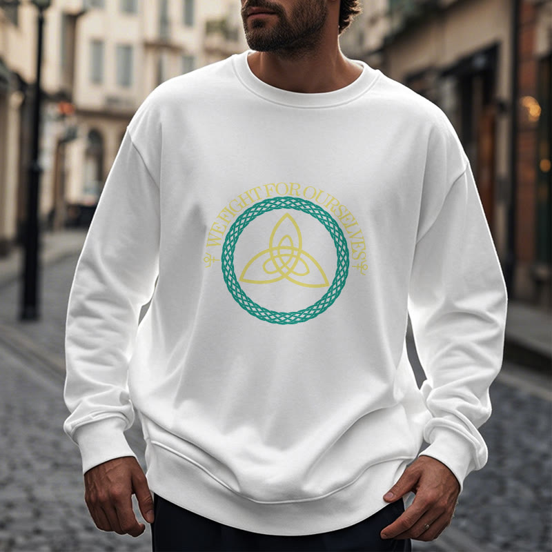 WorldNorse Celtic Knot Round Triquetra Sweatshirt