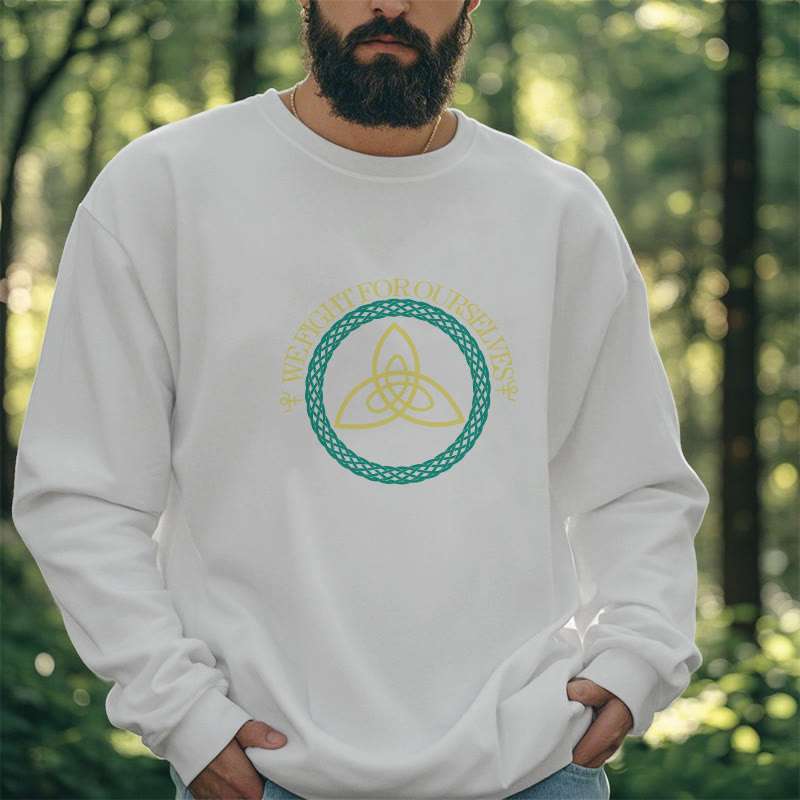 WorldNorse Celtic Knot Round Triquetra Sweatshirt - image 13