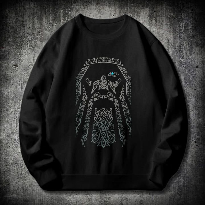 WorldNorse Viking Eye Of Odin Graphic Sweatshirt - Black - 2XL - image 0