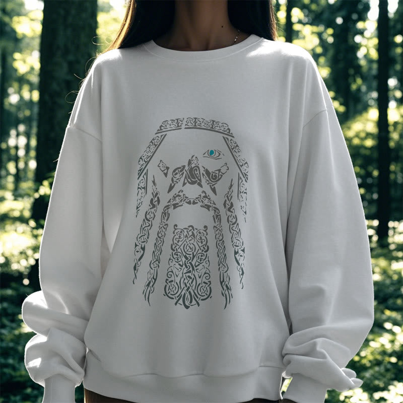 WorldNorse Viking Eye Of Odin Graphic Sweatshirt