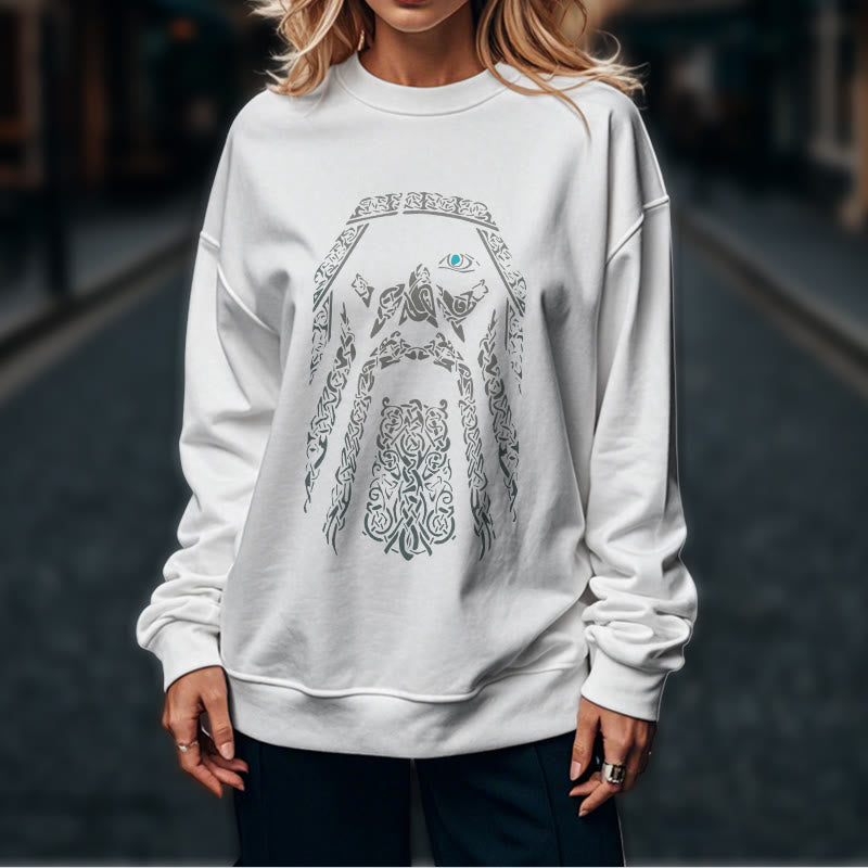 WorldNorse Viking Eye Of Odin Graphic Sweatshirt