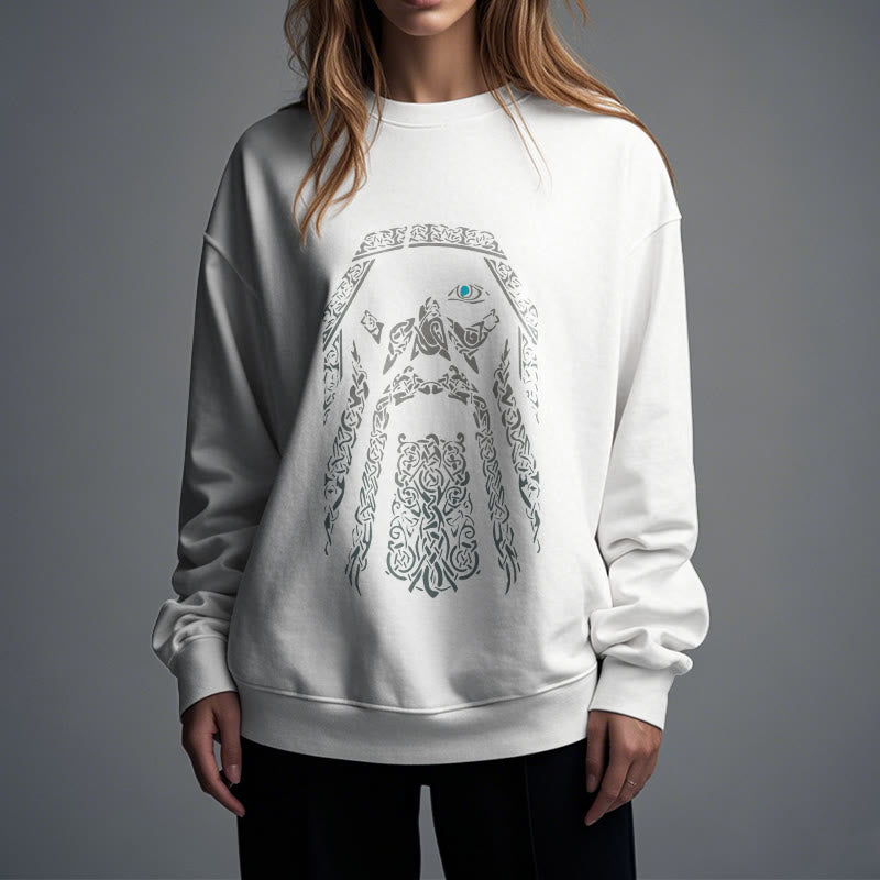 WorldNorse Viking Eye Of Odin Graphic Sweatshirt