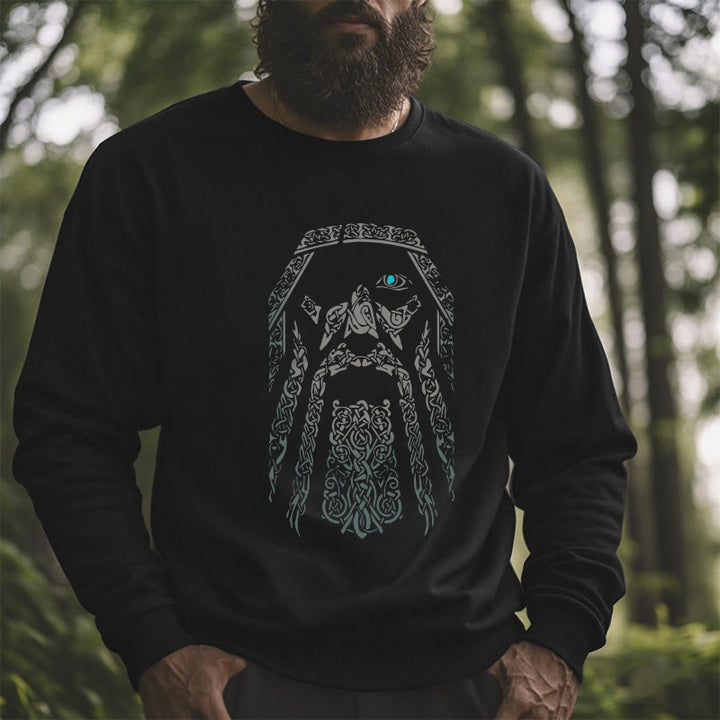 WorldNorse Viking Eye Of Odin Graphic Sweatshirt