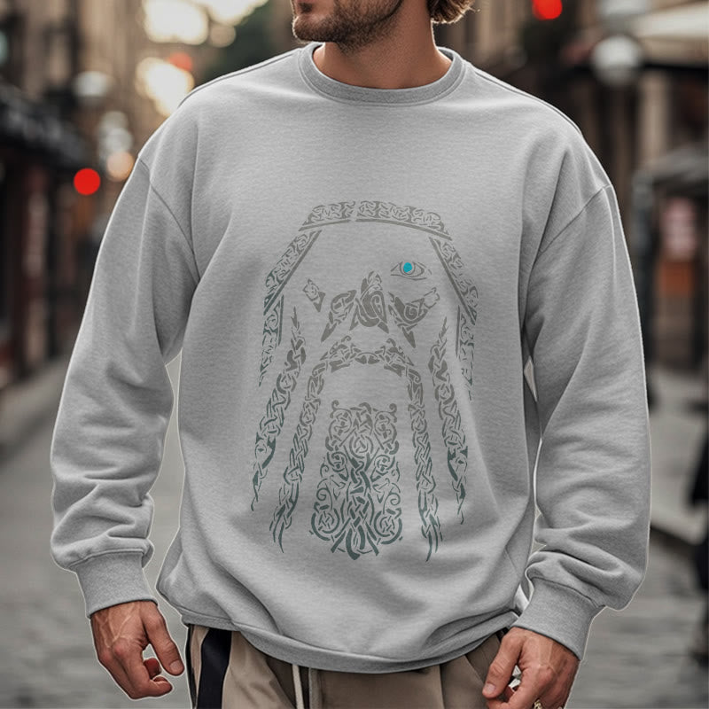 WorldNorse Viking Eye Of Odin Graphic Sweatshirt