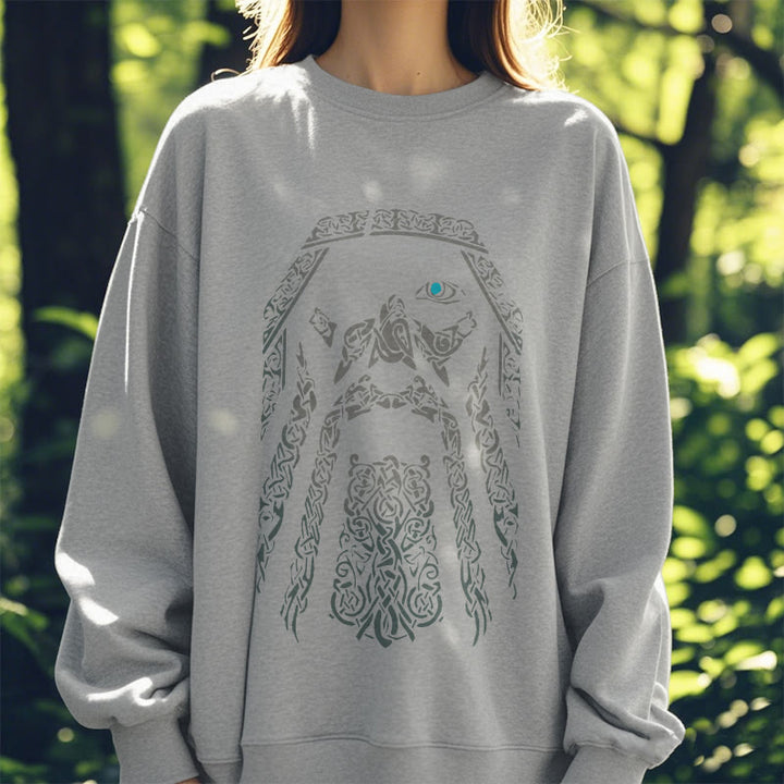 WorldNorse Viking Eye Of Odin Graphic Sweatshirt