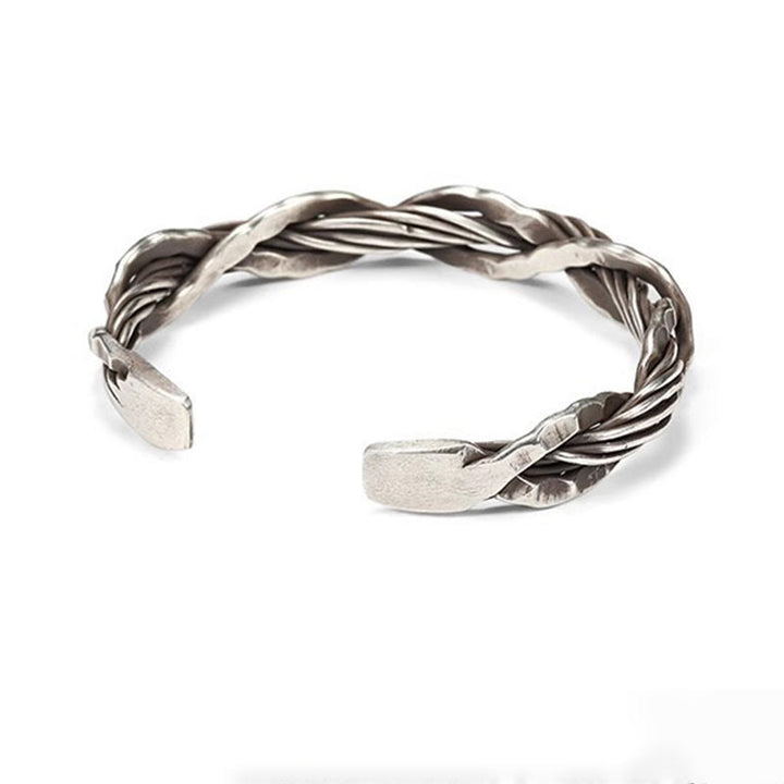 WorldNorse Handmade Hammered Braided Bracelet