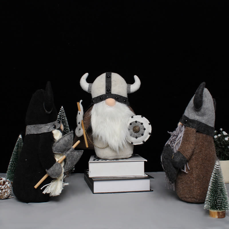 WorldNorse Gnome Nordic Warrior Plush