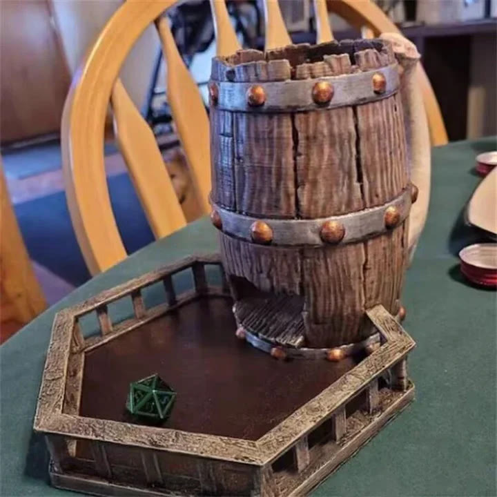 WorldNorse Viking Barrel Dice Tower