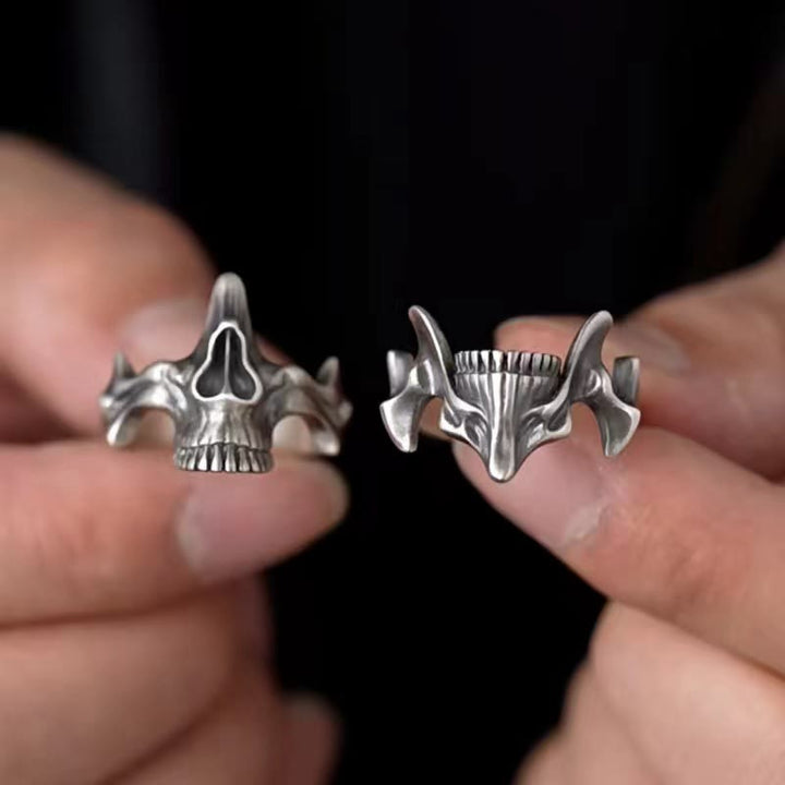 FREE Today: 2 Pcs Skull Mask Design Ring Set