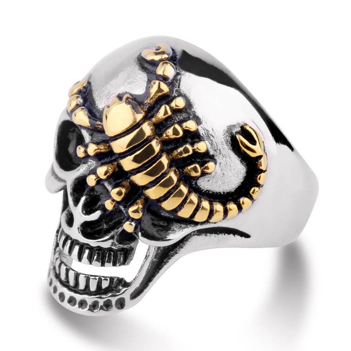 FREE Today: Stainless Steel Scorpion Skull Ring