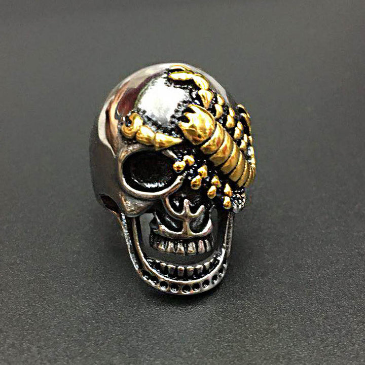 FREE Today: Stainless Steel Scorpion Skull Ring