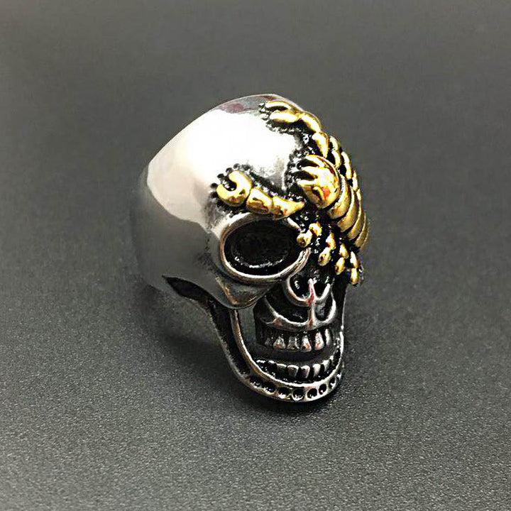 FREE Today: Stainless Steel Scorpion Skull Ring