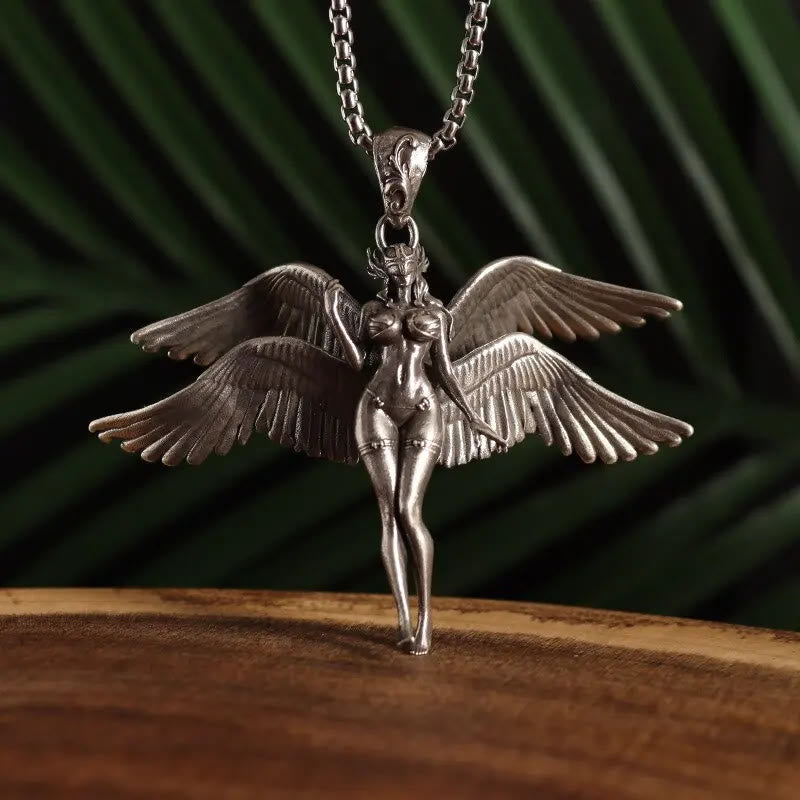 FREE Today: Four-winged Angel Pendant Necklace