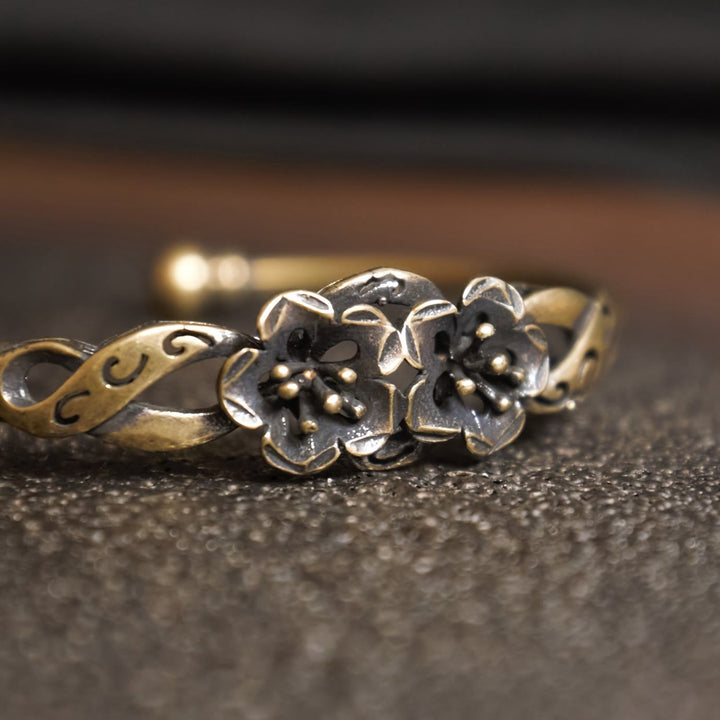 FREE Today: Copper Vintage Flower Open Cuff Bracelet