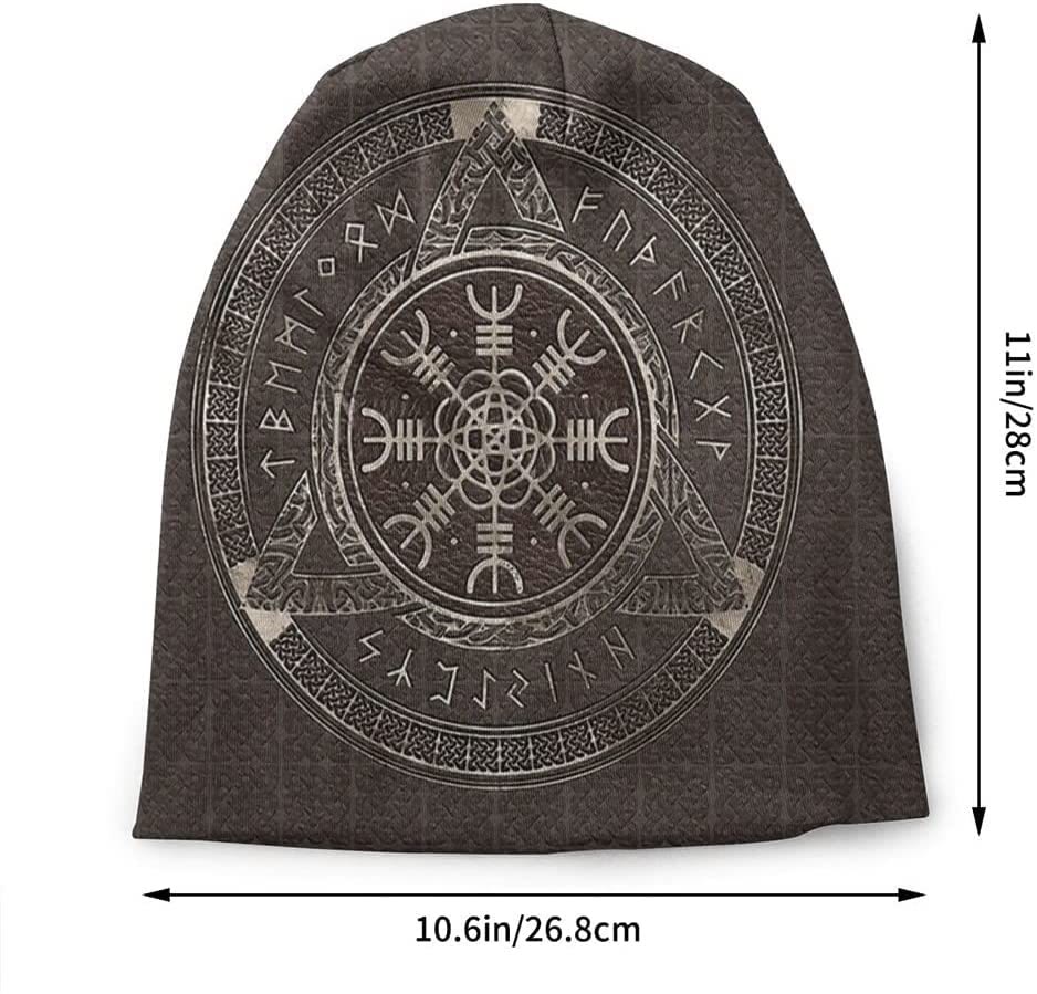 WorldNorse Viking Rune Aegishjalmur Beanie