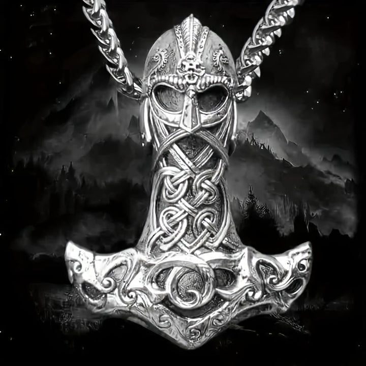 FREE Today: Berserker Mjolnir Odin Thors Hammer Necklace