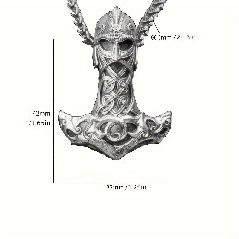 FREE Today: Berserker Mjolnir Odin Thors Hammer Necklace