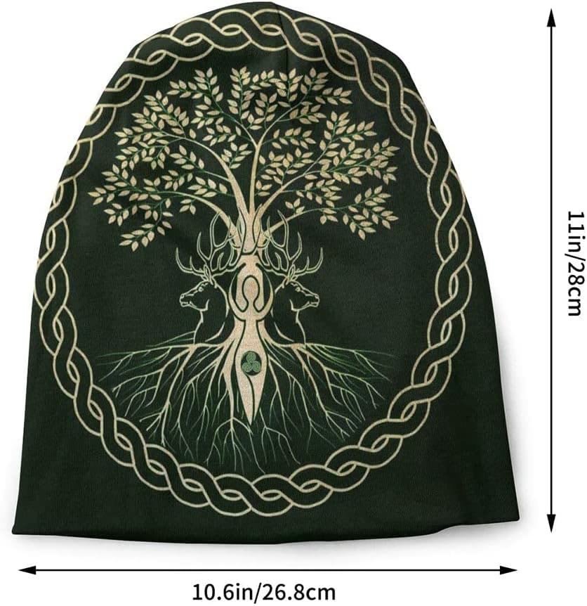 WorldNorse Tree Of Life Deer Beanie