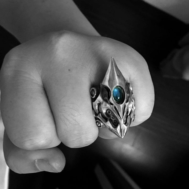 FREE Today: Silver Geek Mechanical Mecha Ring