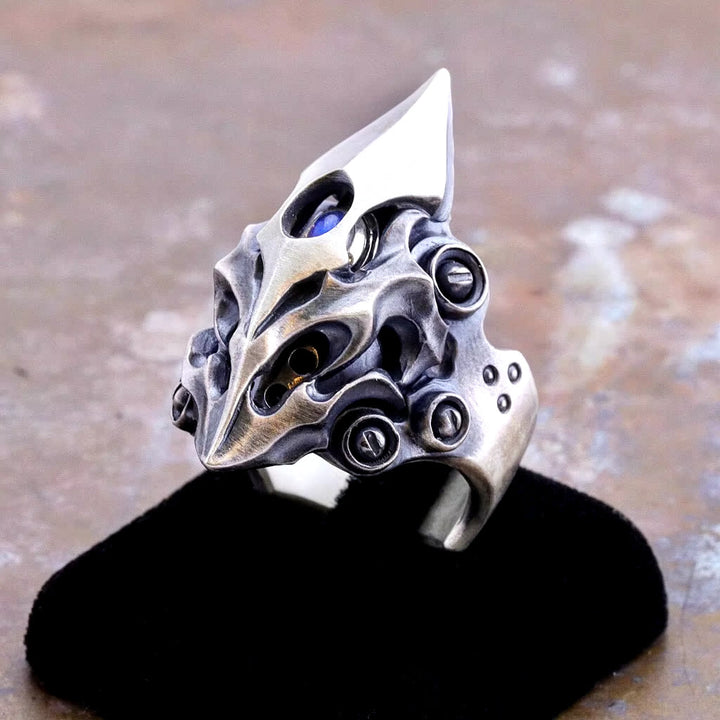 FREE Today: Silver Geek Mechanical Mecha Ring