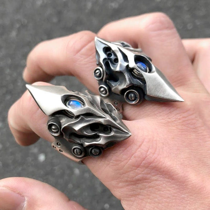 FREE Today: Silver Geek Mechanical Mecha Ring