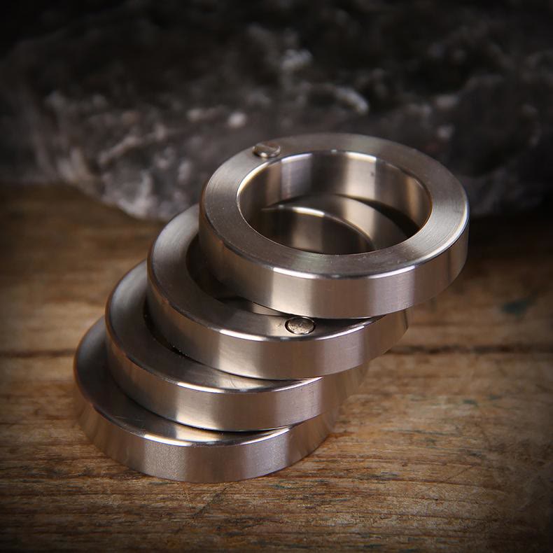 FREE Today: Rotatable Folding Stainless Steel Defense Ring