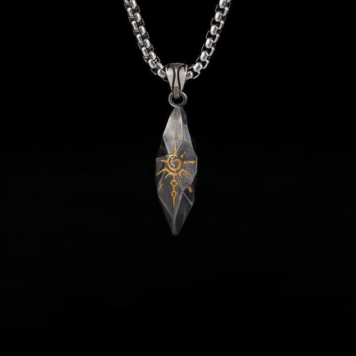 WorldNorse Wish Emblem Hammered Necklace - image 2