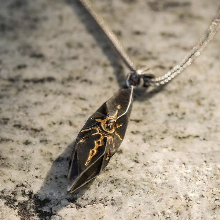 WorldNorse Wish Emblem Hammered Necklace - image 3