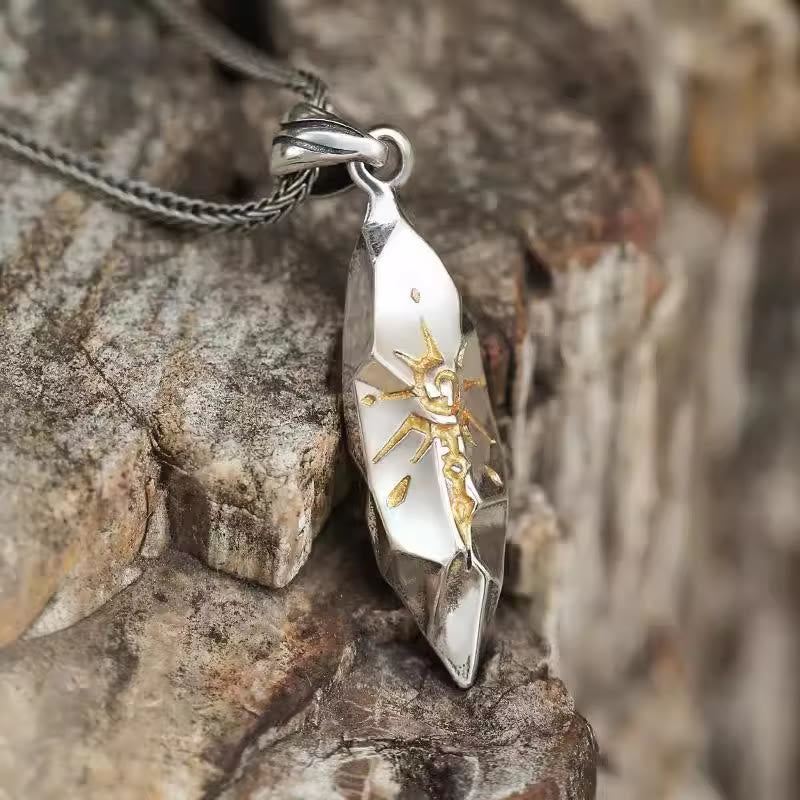 WorldNorse Wish Emblem Hammered Necklace - image 6