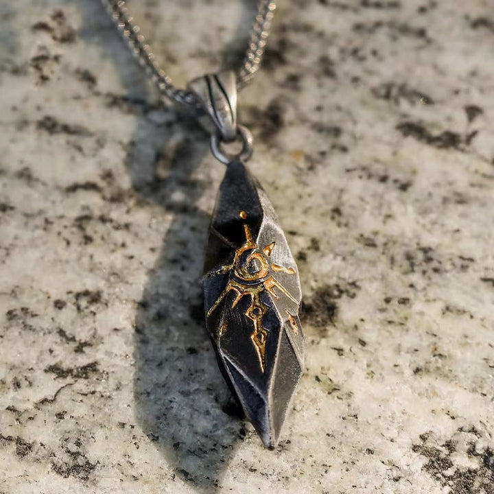 FREE Today: Wish Emblem Hammered Open Ring / Necklace