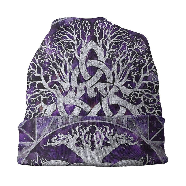 WorldNorse Yggdrasil Triquetra Symbol Beanie