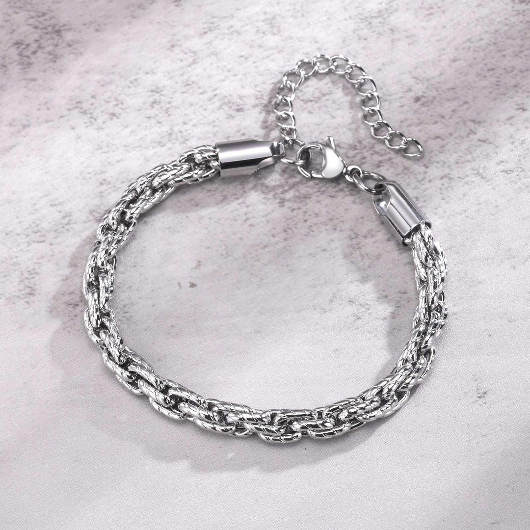 WorldNorse Stainless Steel Punk Bracelet