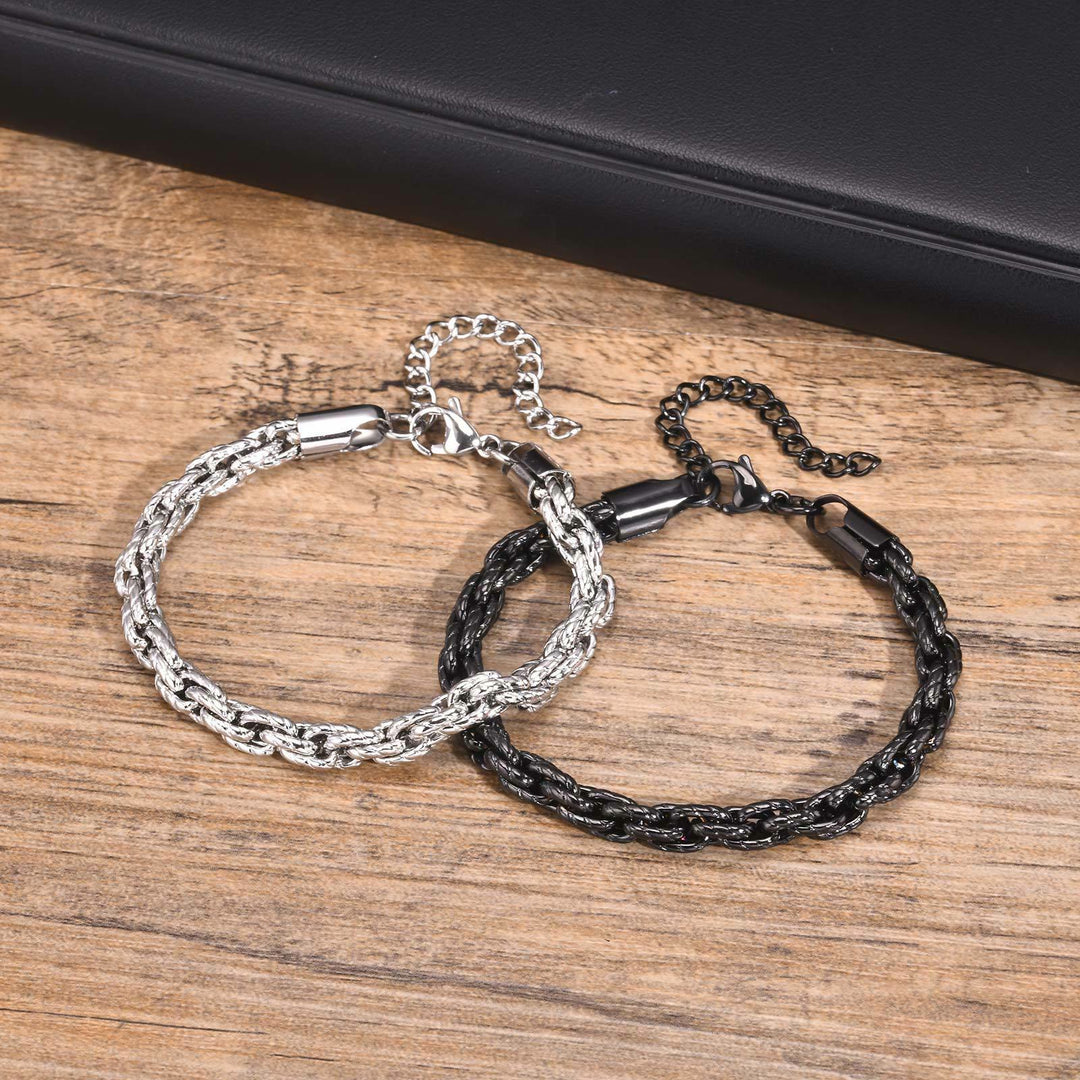 WorldNorse Stainless Steel Punk Bracelet