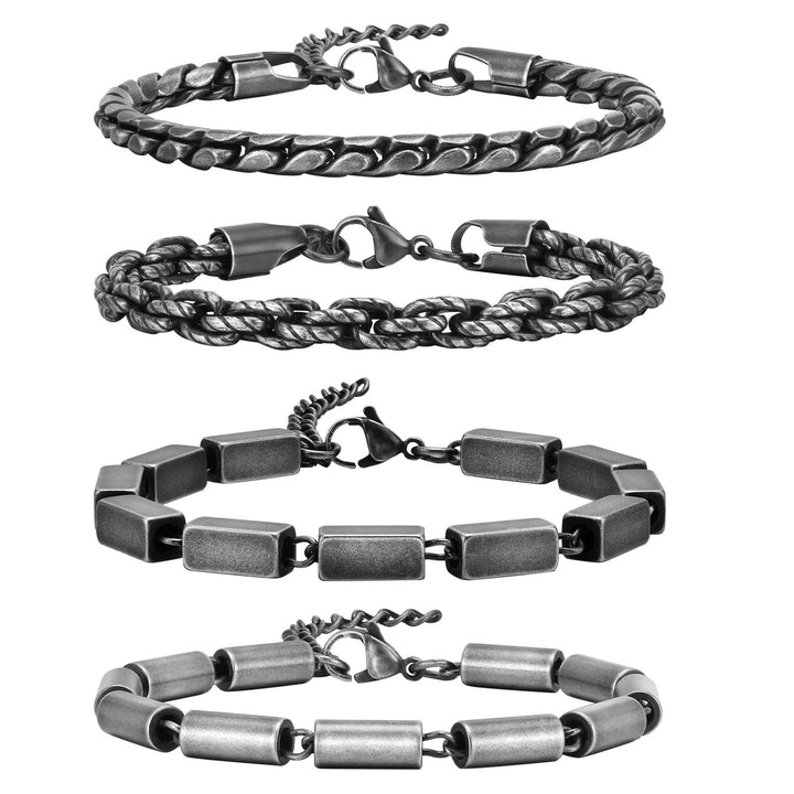 WorldNorse Stainless Steel Punk Bracelet