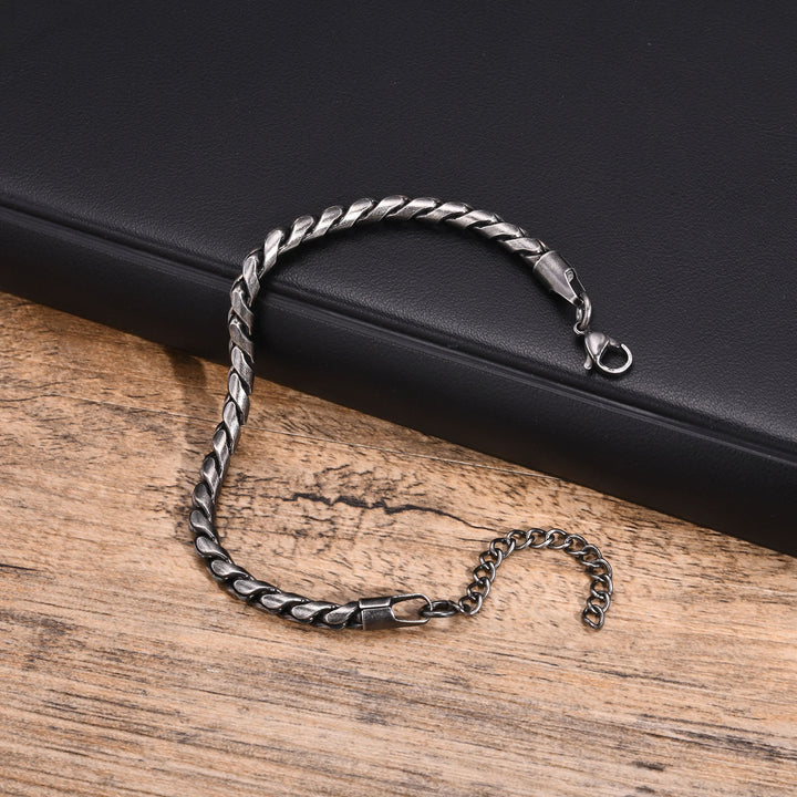 WorldNorse Stainless Steel Punk Bracelet