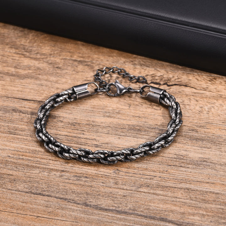 WorldNorse Stainless Steel Punk Bracelet