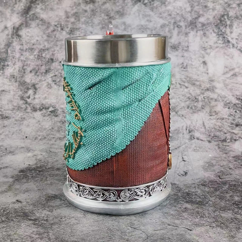 WorldNorse Medieval Sword Sculpted Mug