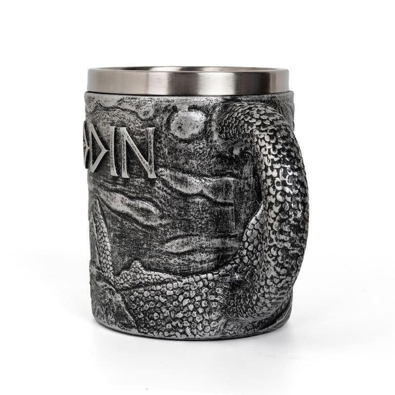 WorldNorse Odin Dragon Head Nautical Mug