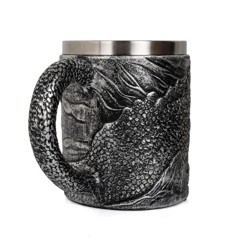 WorldNorse Odin Dragon Head Nautical Mug