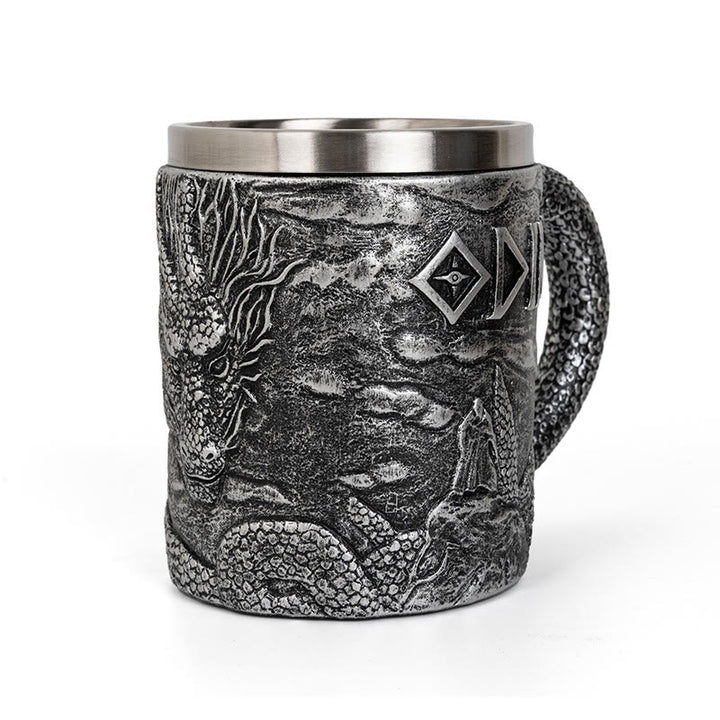 WorldNorse Odin Dragon Head Nautical Mug