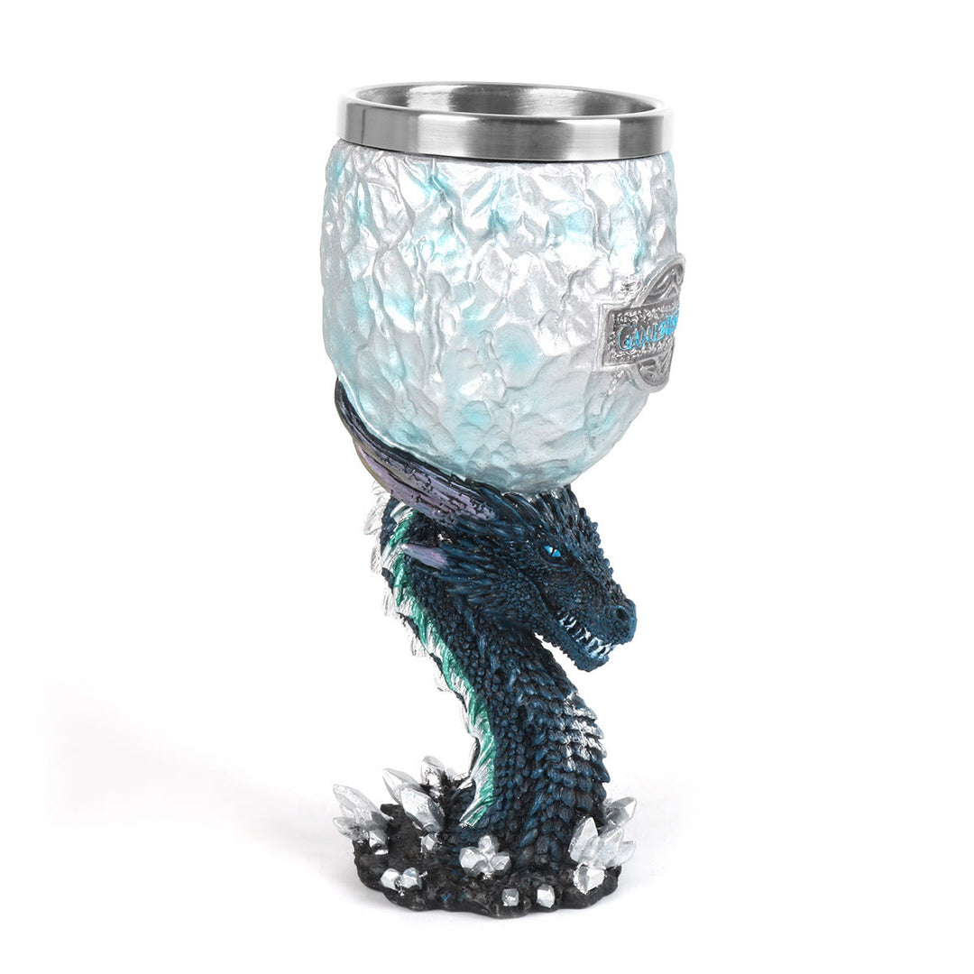 WorldNorse Blue Dragon Wine Glass Goblet